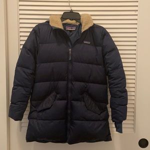 Navy Patagonia kids jacket